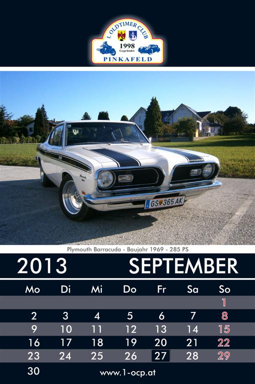 Oldtimerkalender 2013